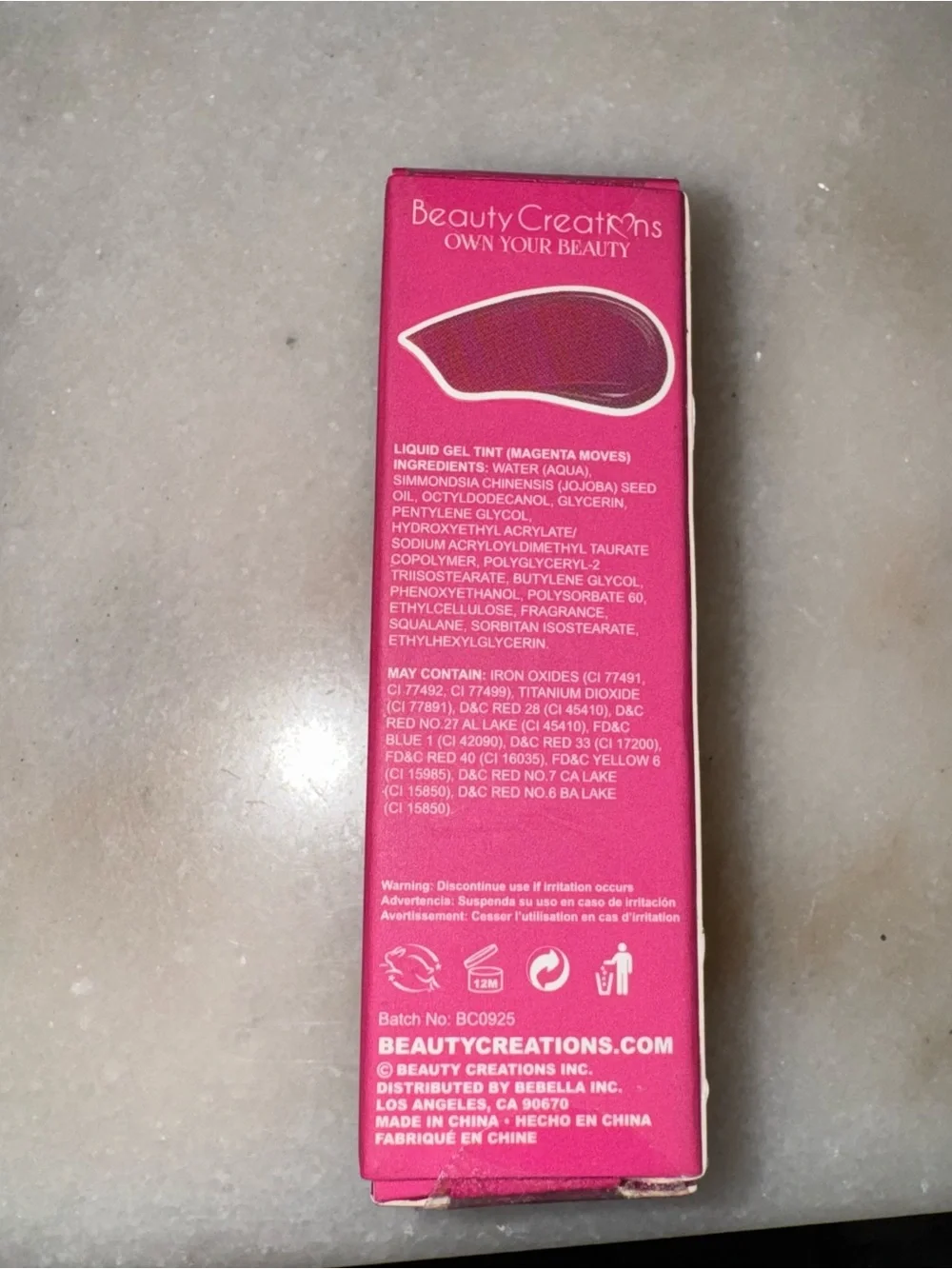 Lip oil & lip tint duo